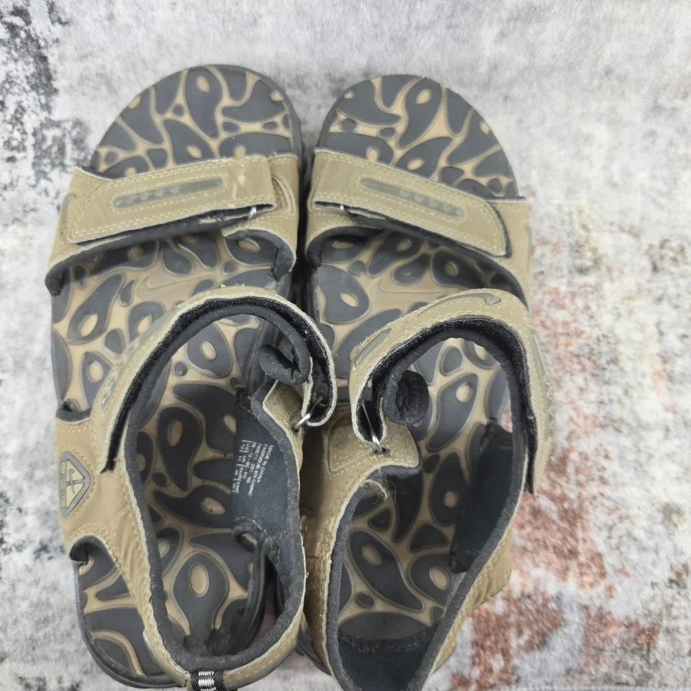 Nike‎ ACG Sport Hiking Sandals Mens 11 Brown Vintage Hook and Loop 00s